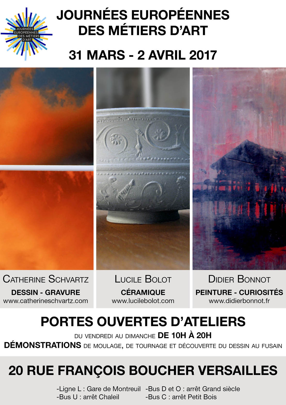 Journée Européenne des Métiers d'Art/portes ouvertes d'ateliers