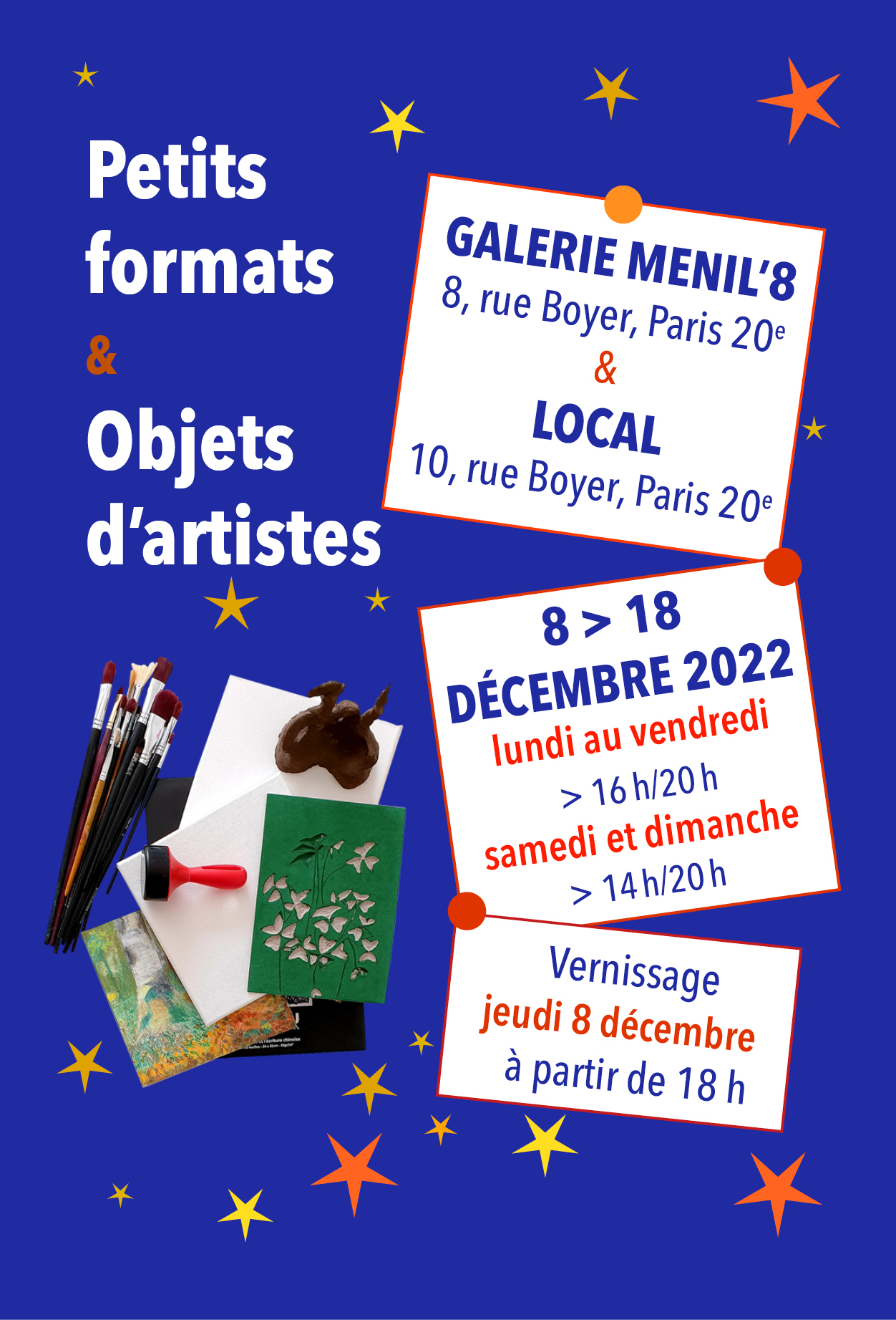 Petits formats, objets d'artistes