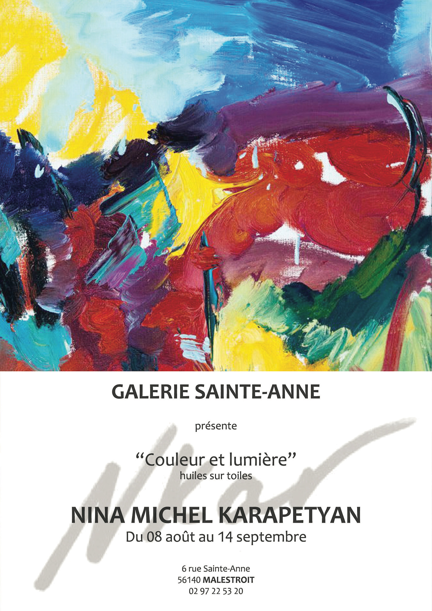 Exposition peinture NINA MICHEL