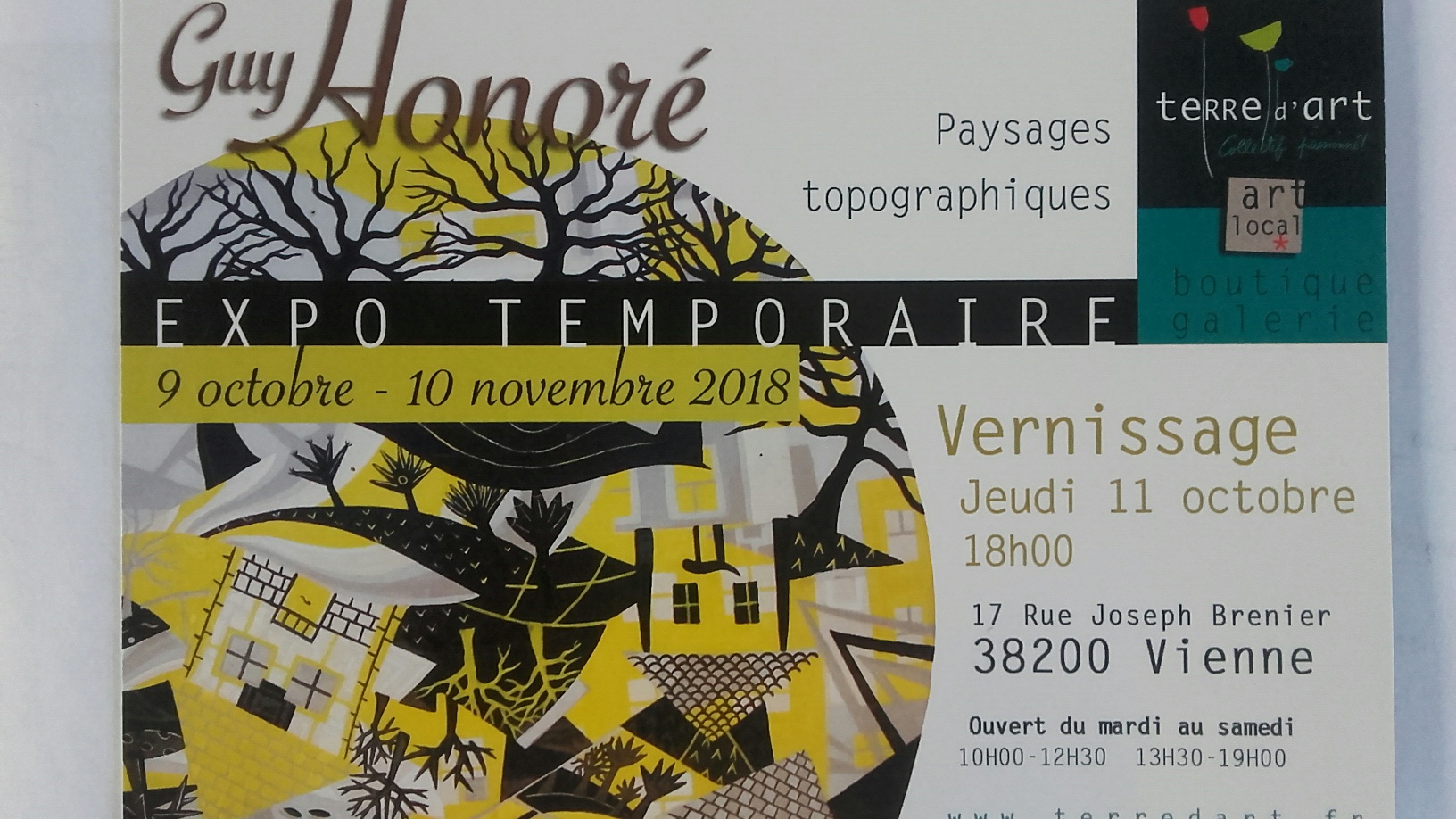 Exposition de ceramique de Guy Honoré