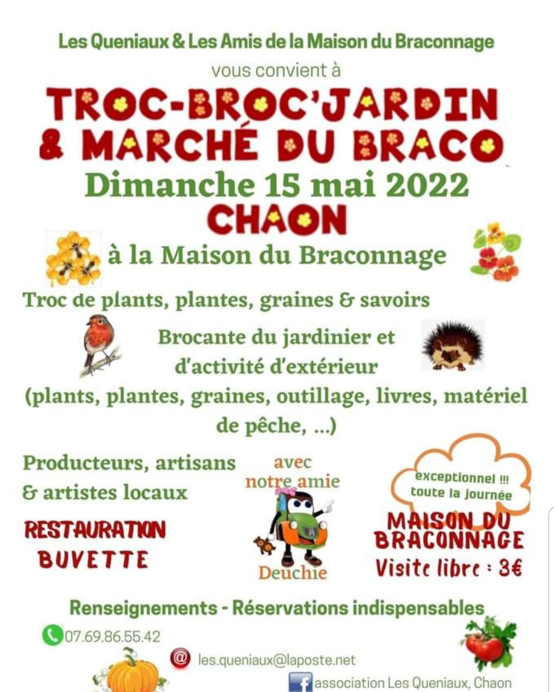 Troc broc-jardin et marché du braco