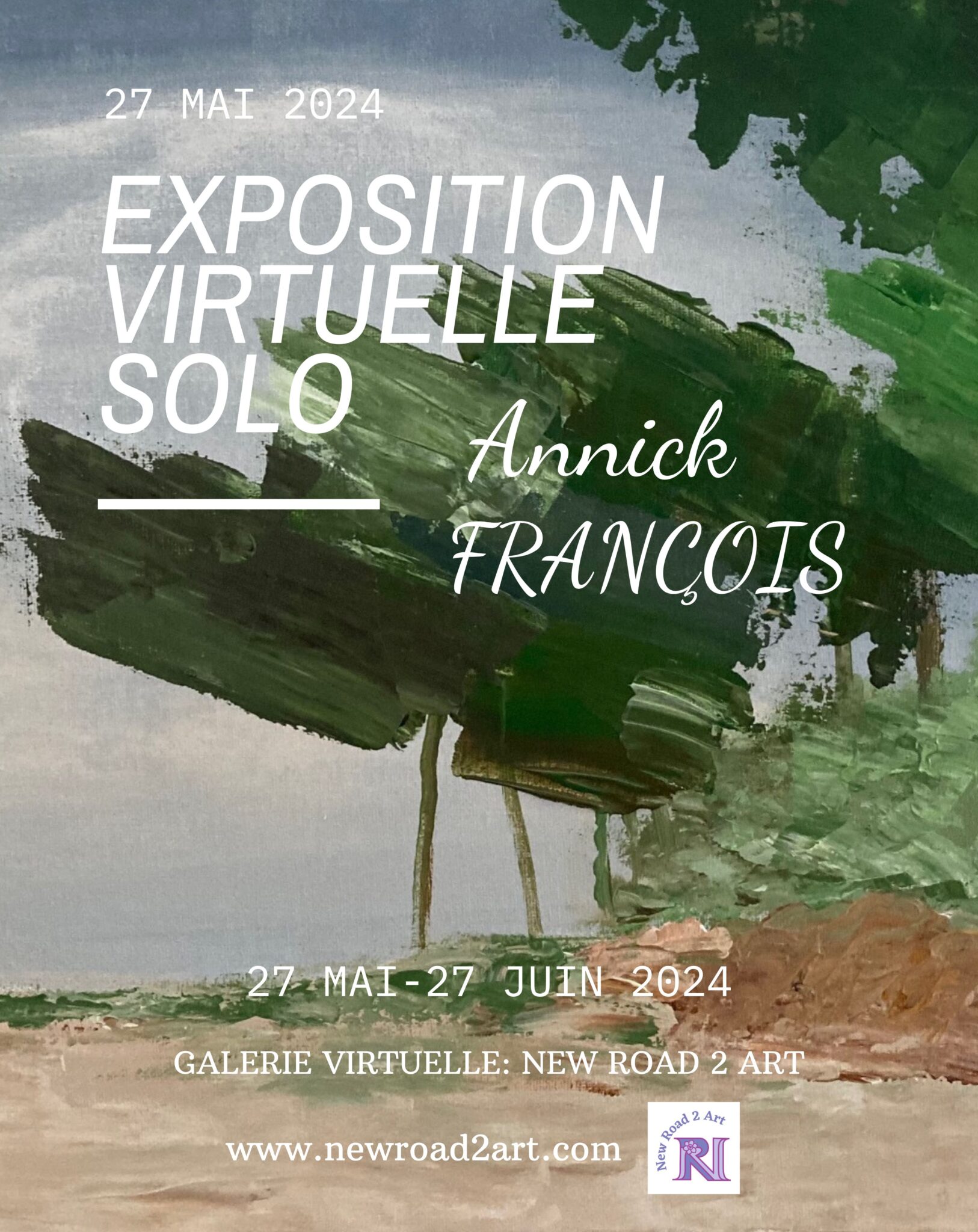 Exposition virtuelle solo, Annick FRANÇOIS