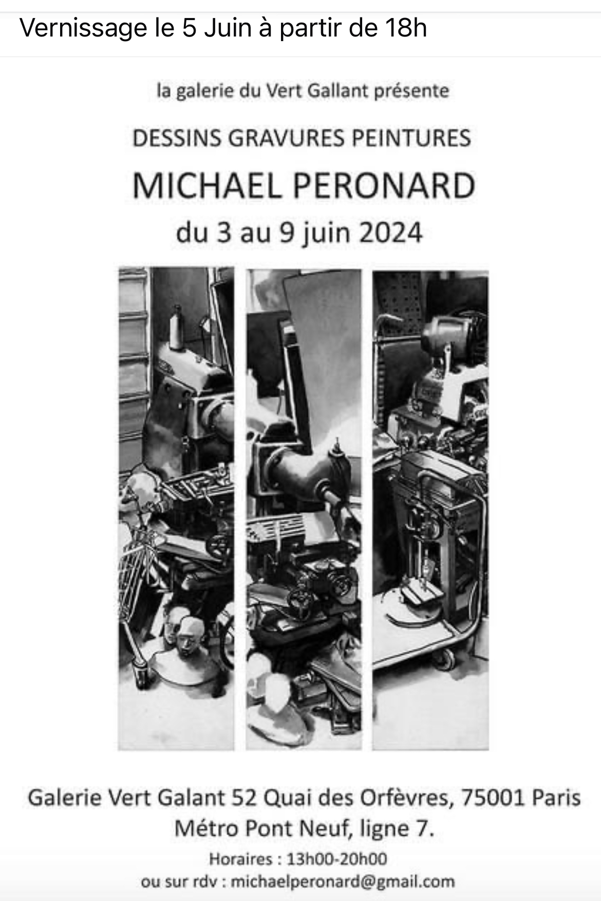 Michael PERONARD Dessins Gravures Peintures