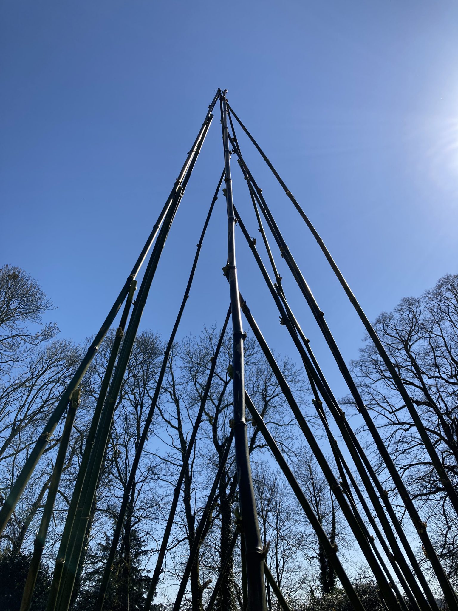 Installation d'Emmanuelle Briat "Les Dialogues", exposition collective Form I Bois