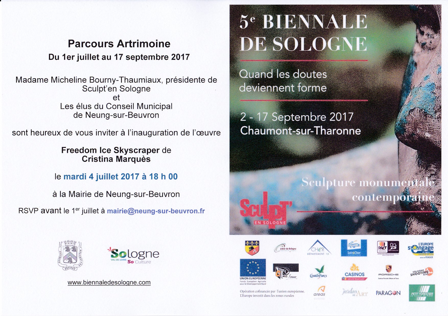 Biennale "SCULPT'EN SOLOGNE"