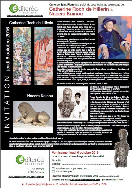 Exposition de Catherine Roch de Hillerin & Nacera Kaidou