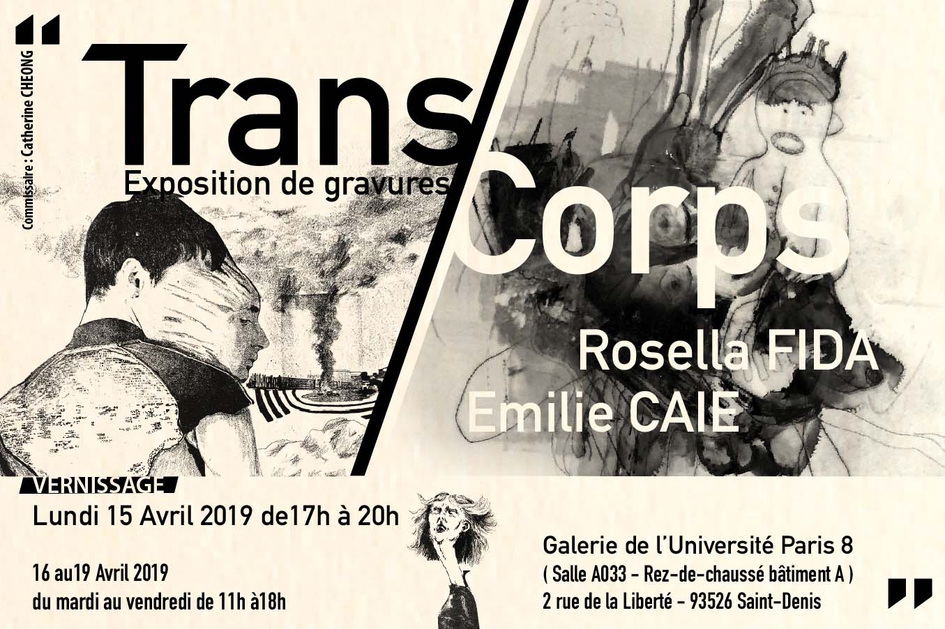 TRANS-CORPS, Exposition de gravures