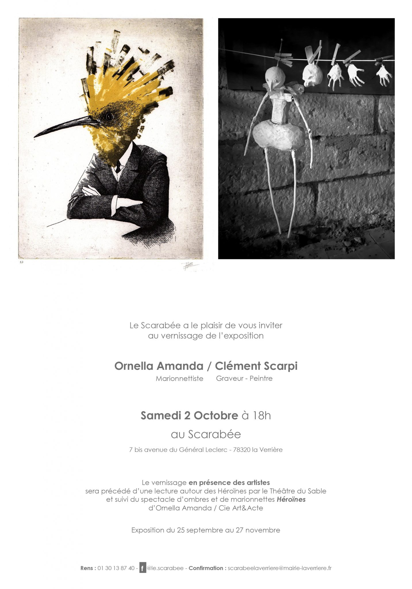 Exposition Ornella Amanda / Clément Scarpi