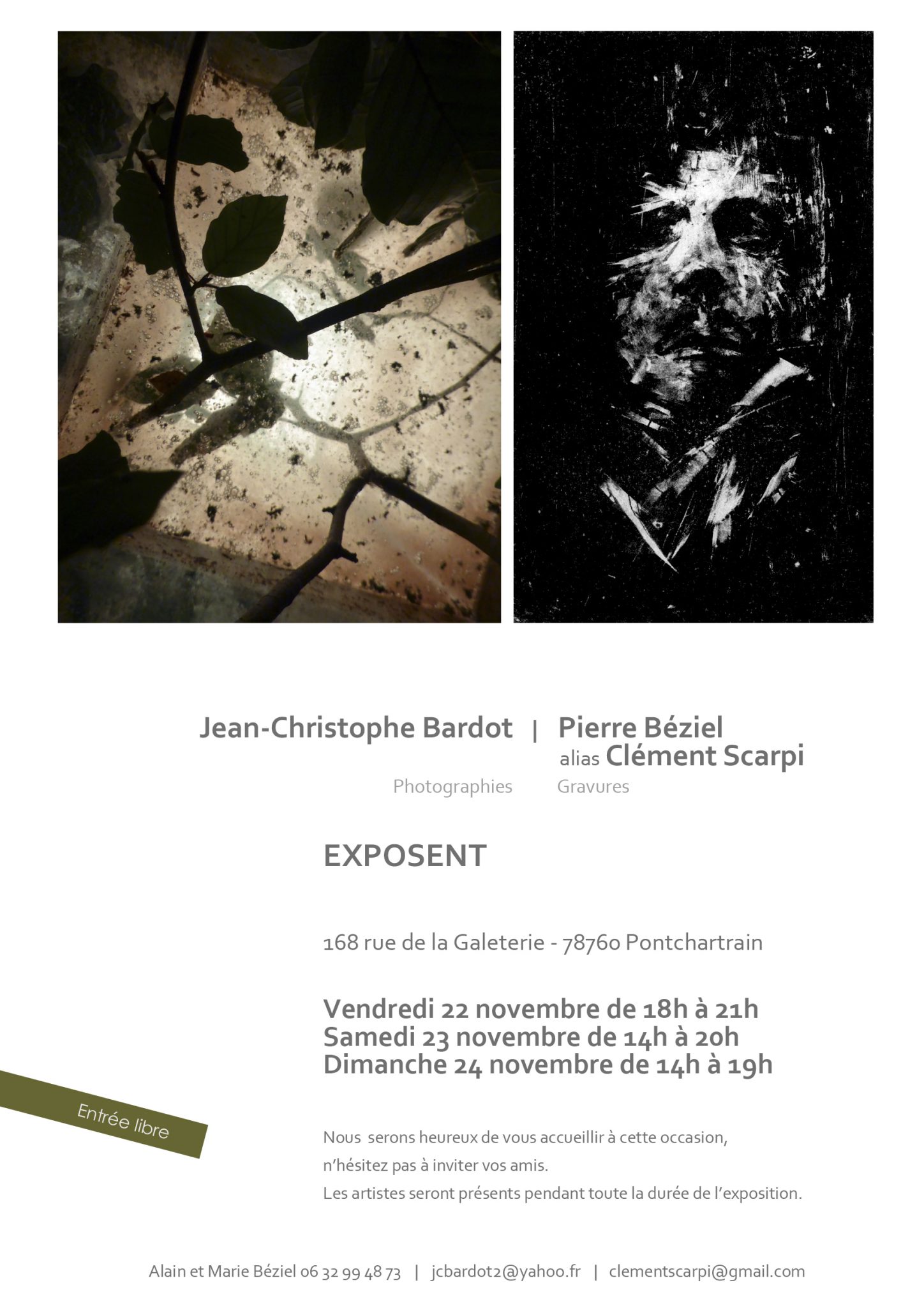 Exposition Jean-Christophe Bardot/Clément Scarpi