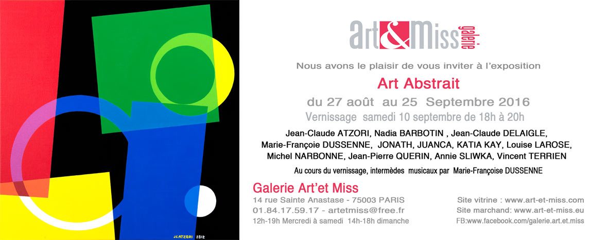 Exposition collective d'art abstrait