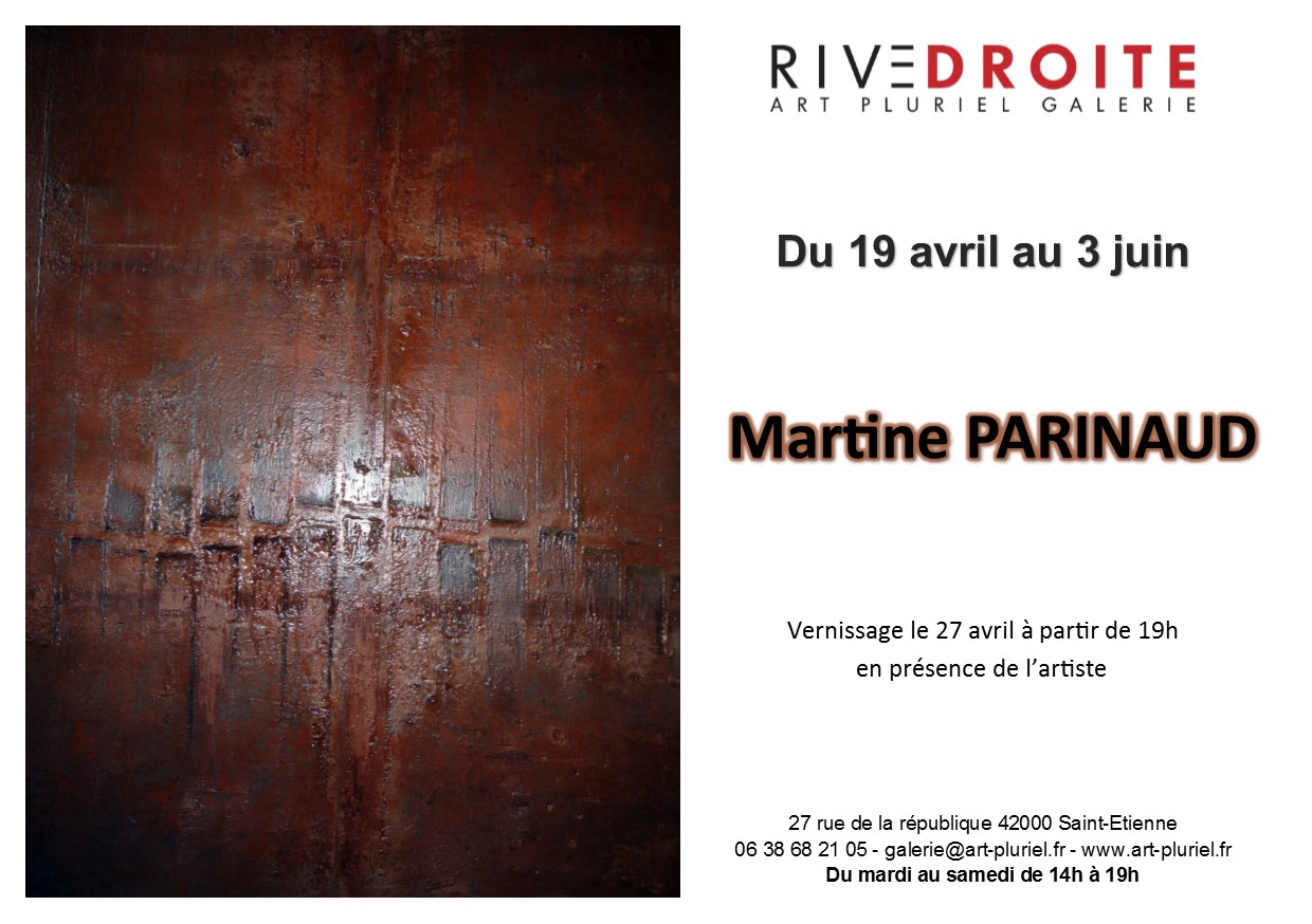 Exposition Béton sur toile de Martine Parinaud