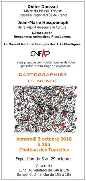 Exposition Château des Tourelles CNFAP "CARTOGRAPIER LE MONDE"