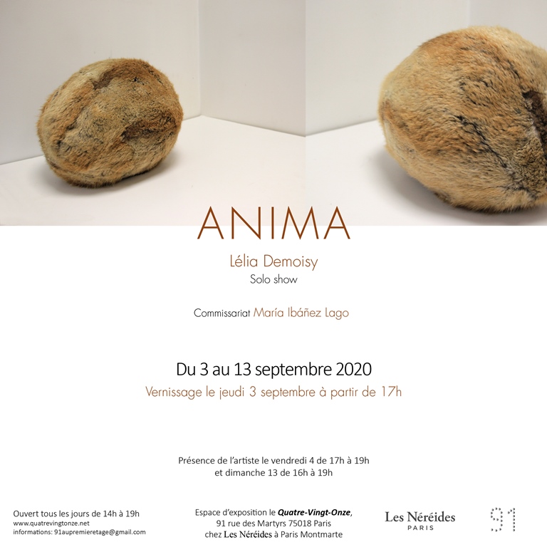 Anima - Solo show Lélia Demoisy