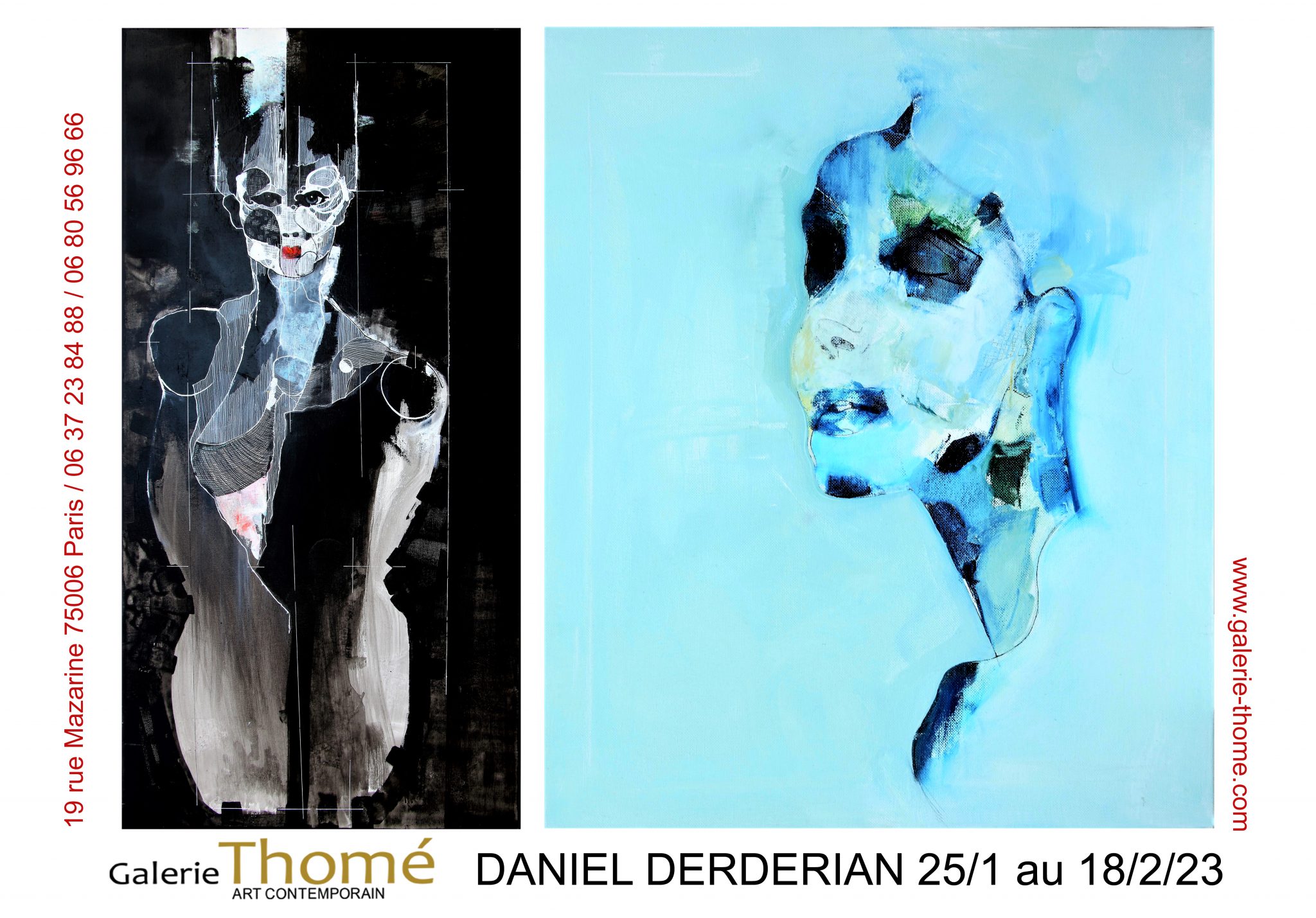 Daniel DERDERIAN - Entre force et fragilité - peintures de 2017 à 2022