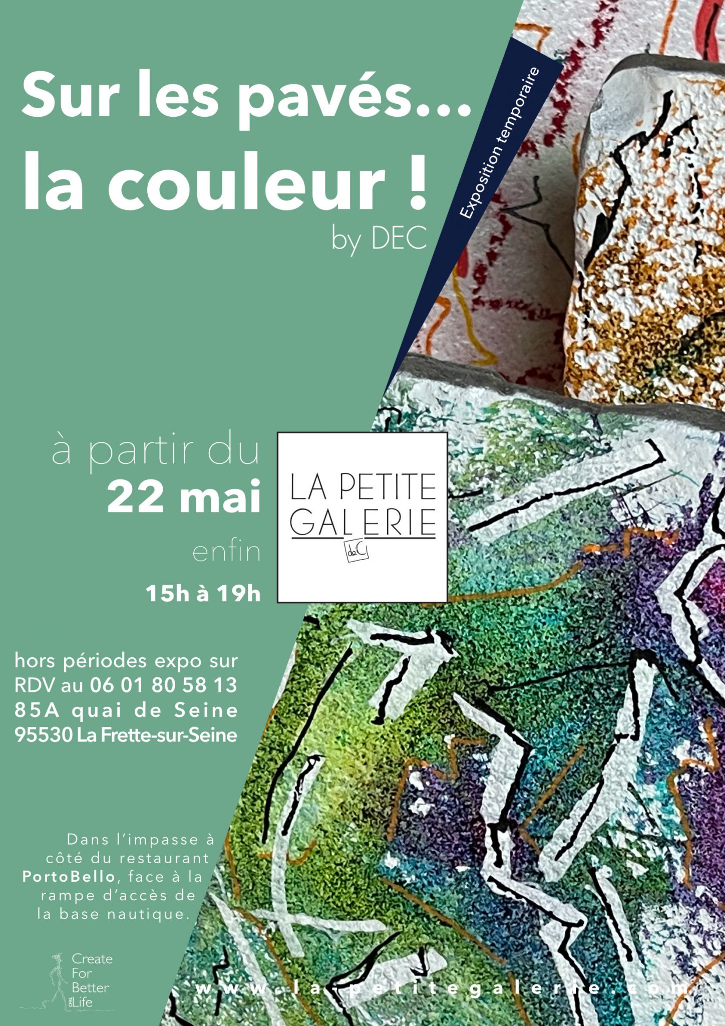 Sous les pavés... la couleur !