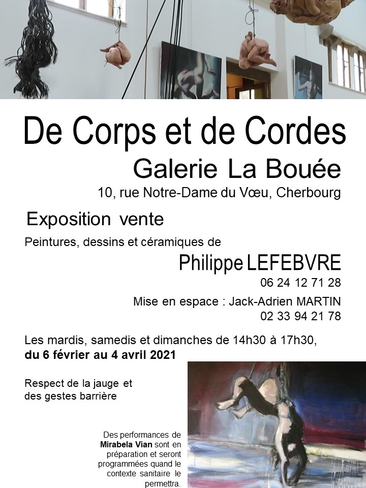 "De Corps et de Cordes", à la galerie La Bouée, Cherbourg