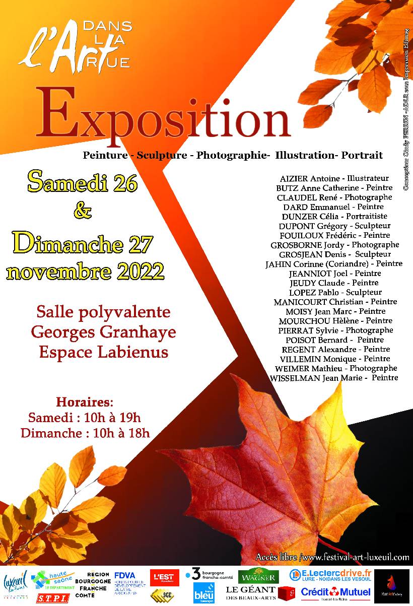 Exposition Peinture-Sculpture-Photographie-Illustration