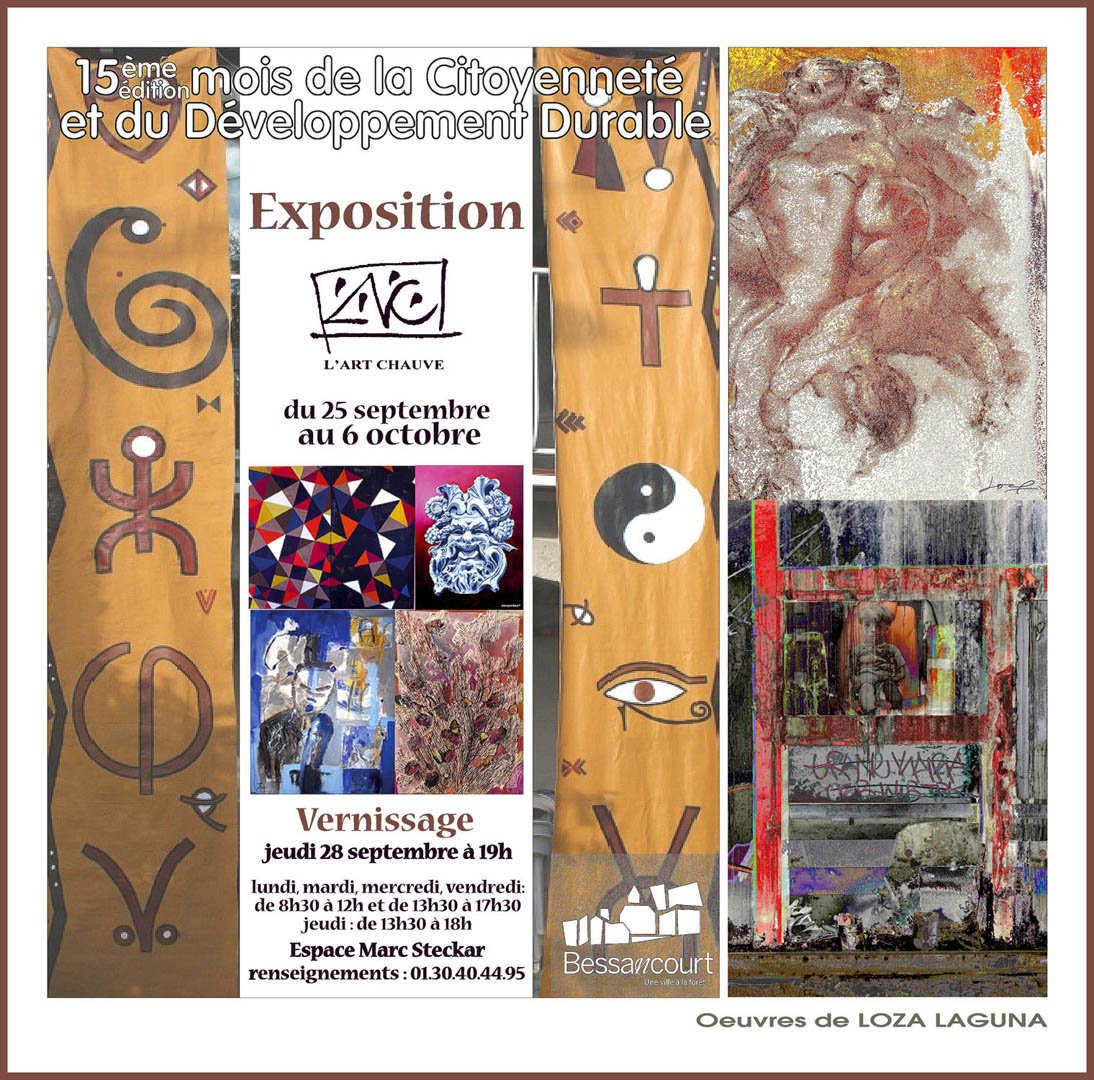 EXPOSITION L'ART CHAUVE 2017