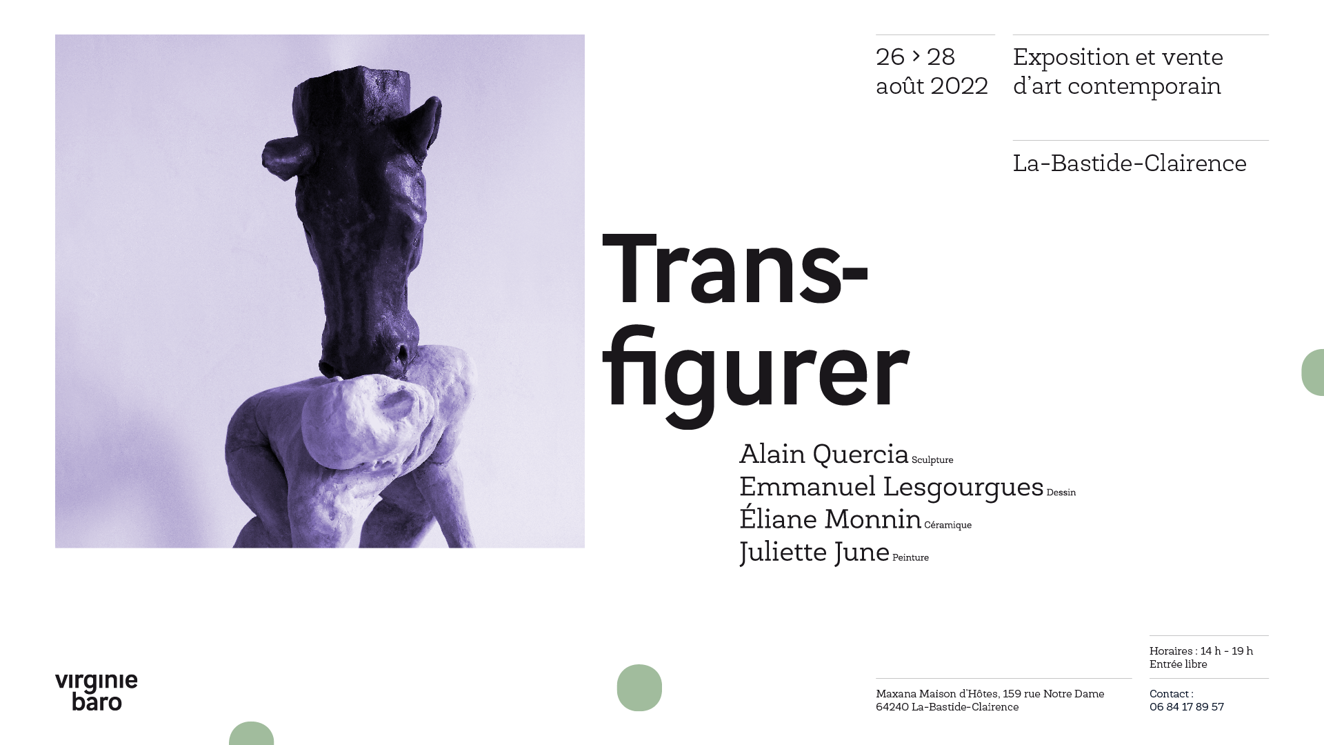 Exposition "Transfigurer"