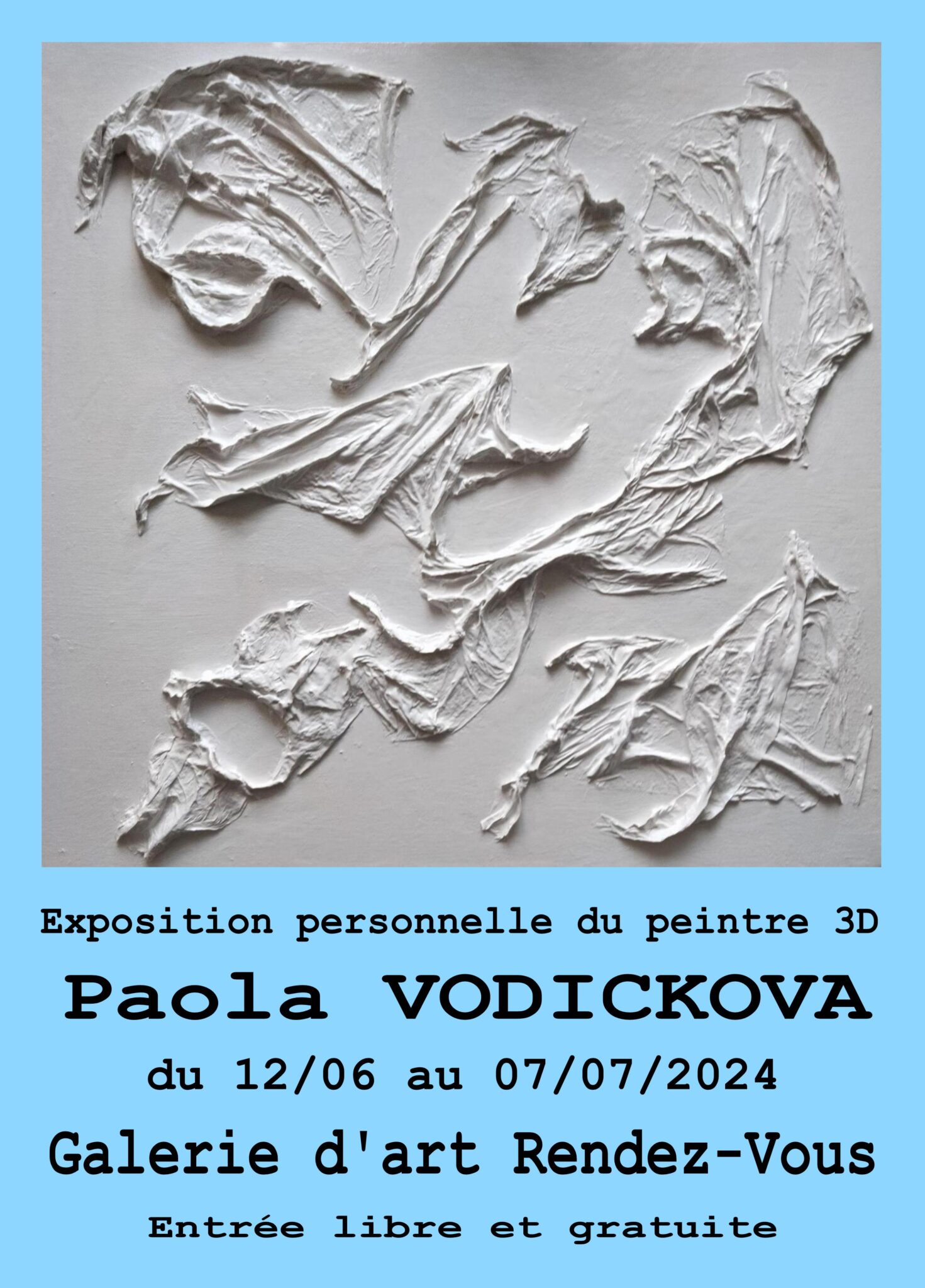 Paola VODICKOVA ose la peinture expérimentale 3D