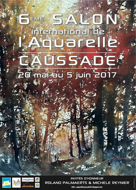 Isabelle Seruch Capouillez expose au salon international d'aquarelle de Caussade