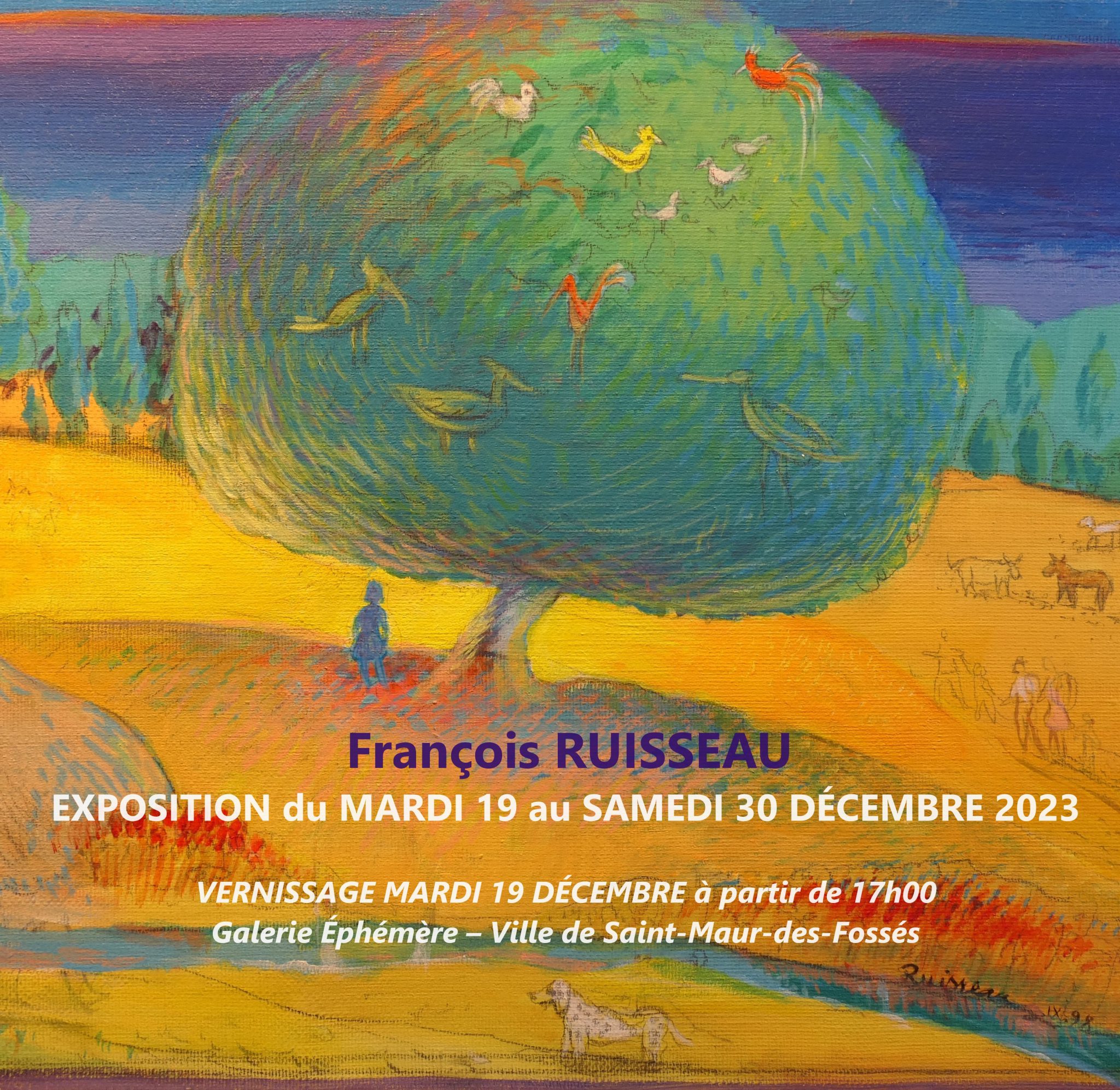 Exposition François RUISSEAU (peintures)