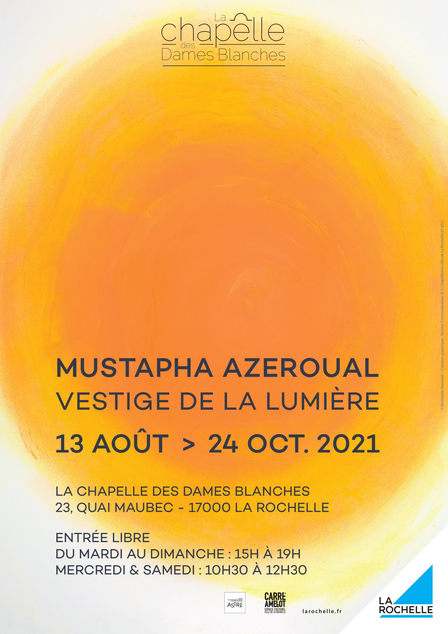 Exposition "Vestige de la lumière" de Mustapha Azeroual