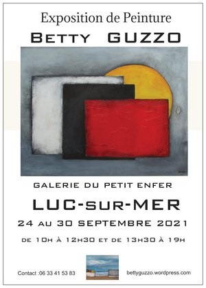 Exposition de Betty Guzzo à Luc-sur-Mer