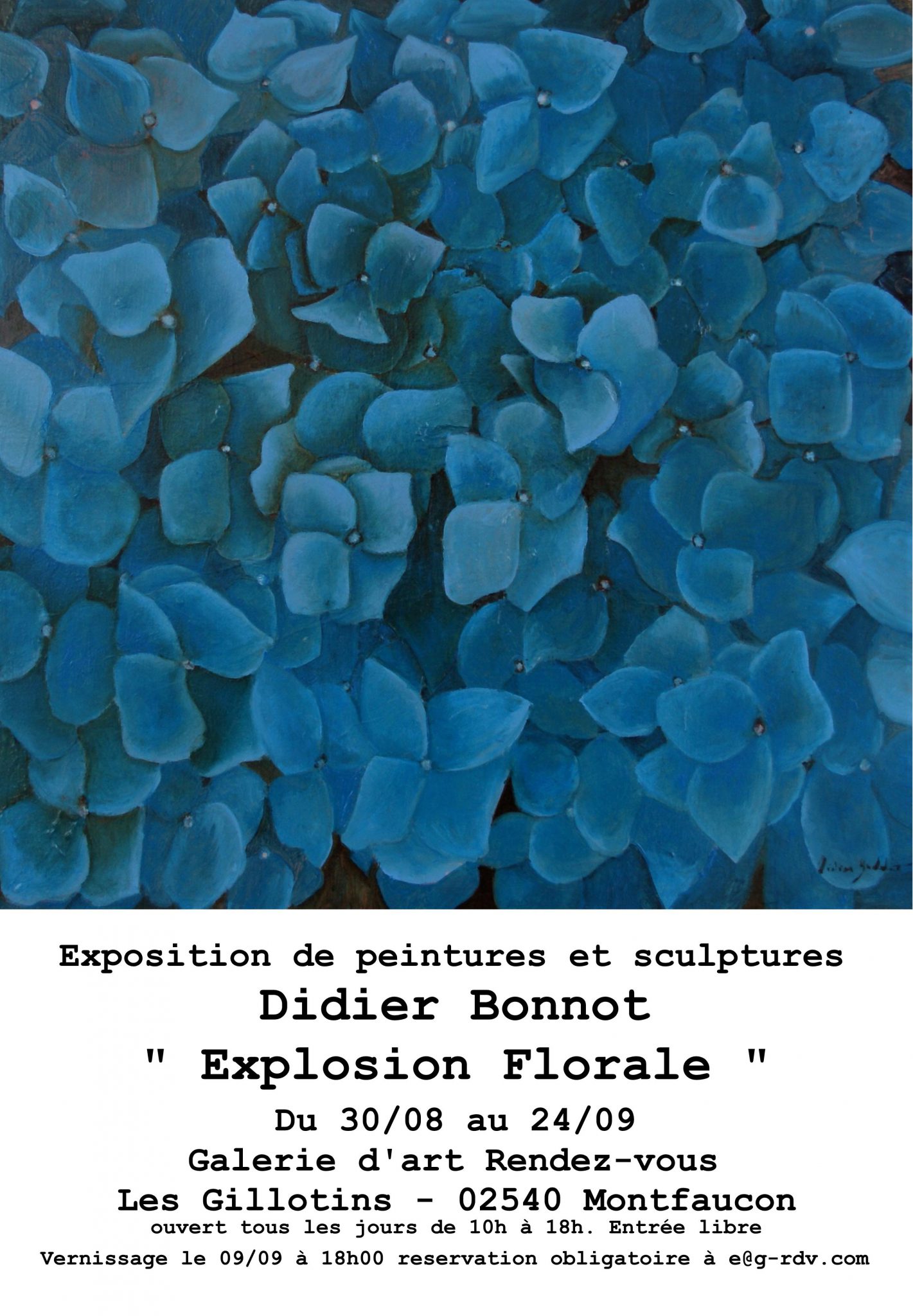 Exposition personnelle du peintre Didier Bonnot