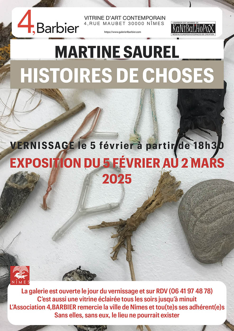 "Histoires de choses"Martine SAUREL