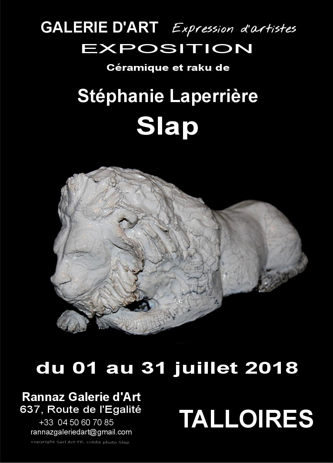 EXPOSITION "SLAP" Galerie Rannaz à Talloires