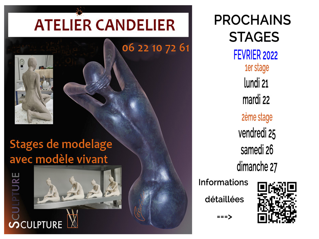 STAGE DE MODELAGE AVEC MODELE VIVANT