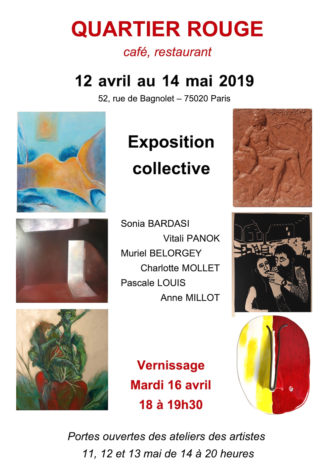 Expo collective Quartier Rouge