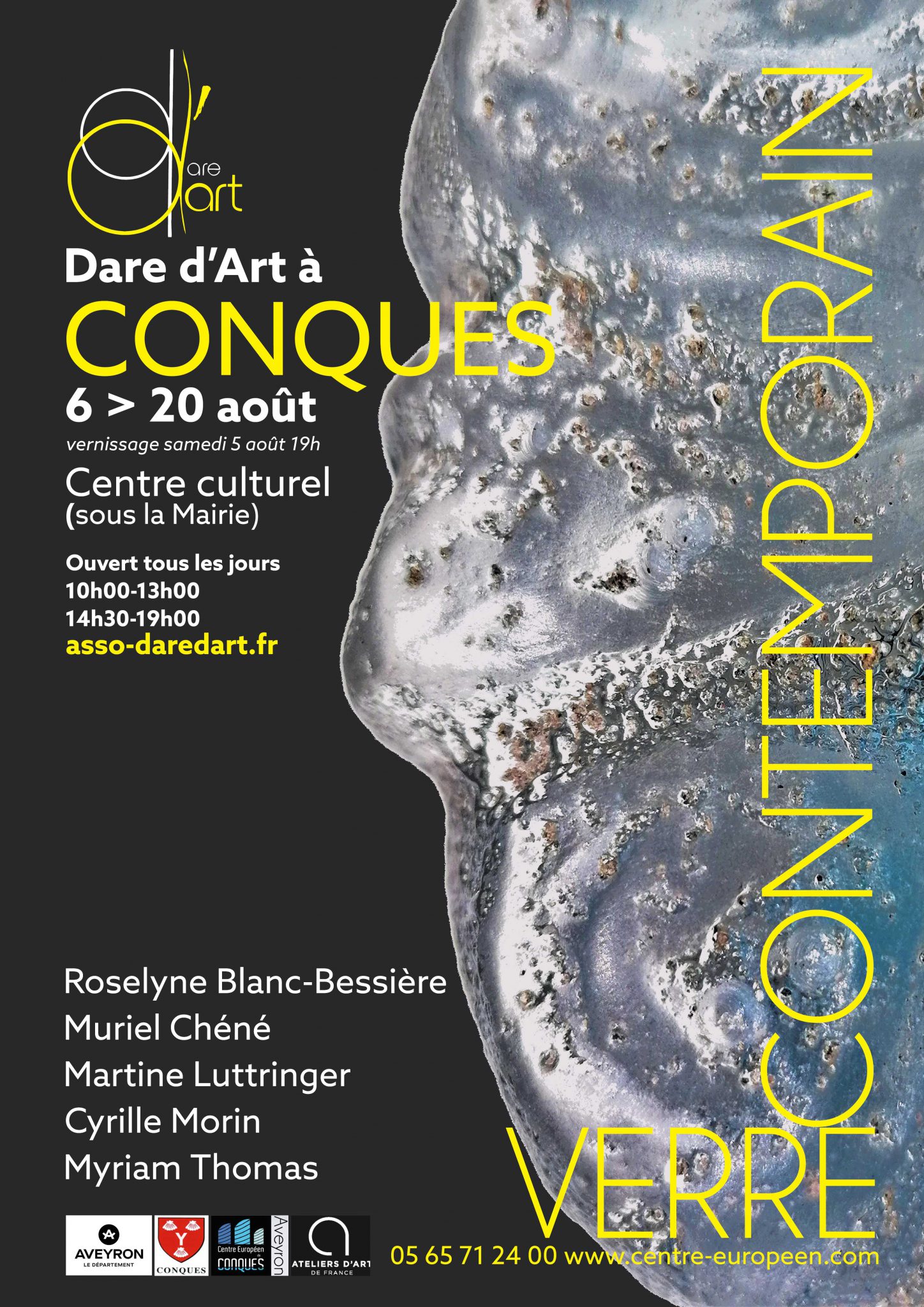 Dare d'Art à Conques, Verre Contemporain