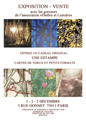 Exposition-Vente d'estampes, cartes de voeux et petits formats