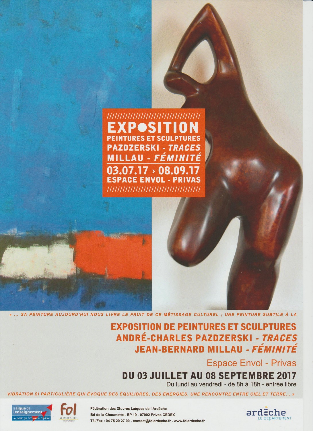 Exposition de peinture et de sculpture