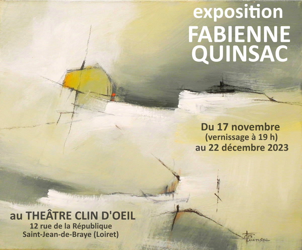 Exposition Fabienne Quinsac, peinture informaliste