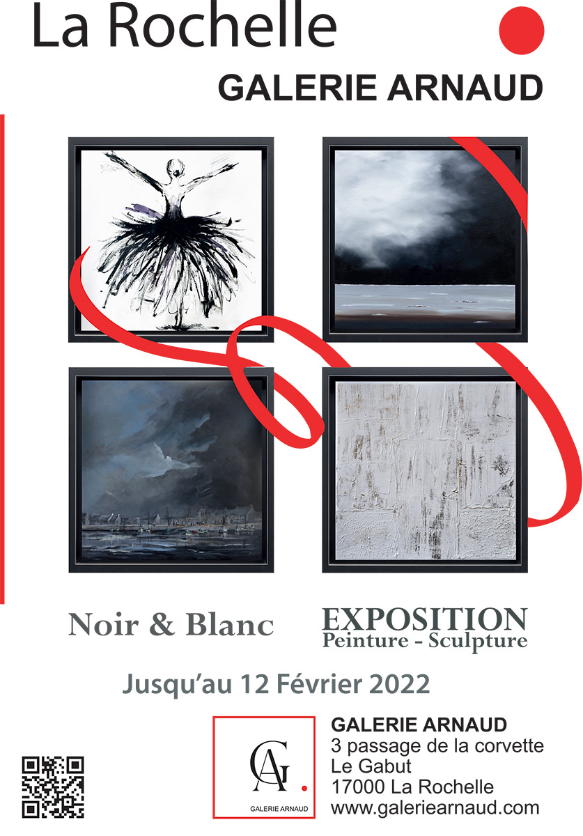 Exposition Noir et Blanc, peinture & sculpture