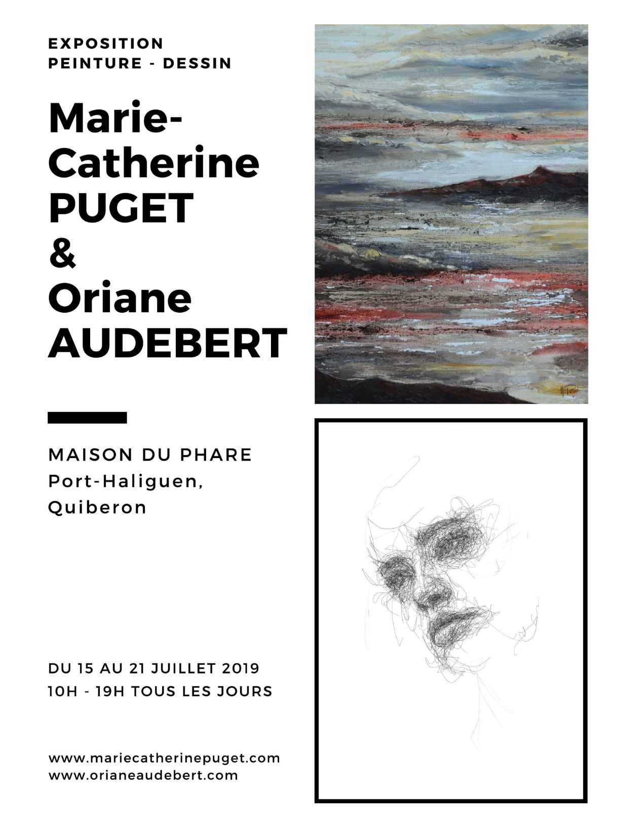 Exposition Marie Catherine Puget et Oriane Audebert