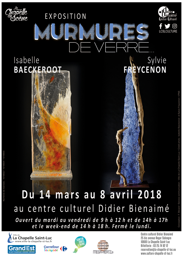 Murmures de Verre, exposition