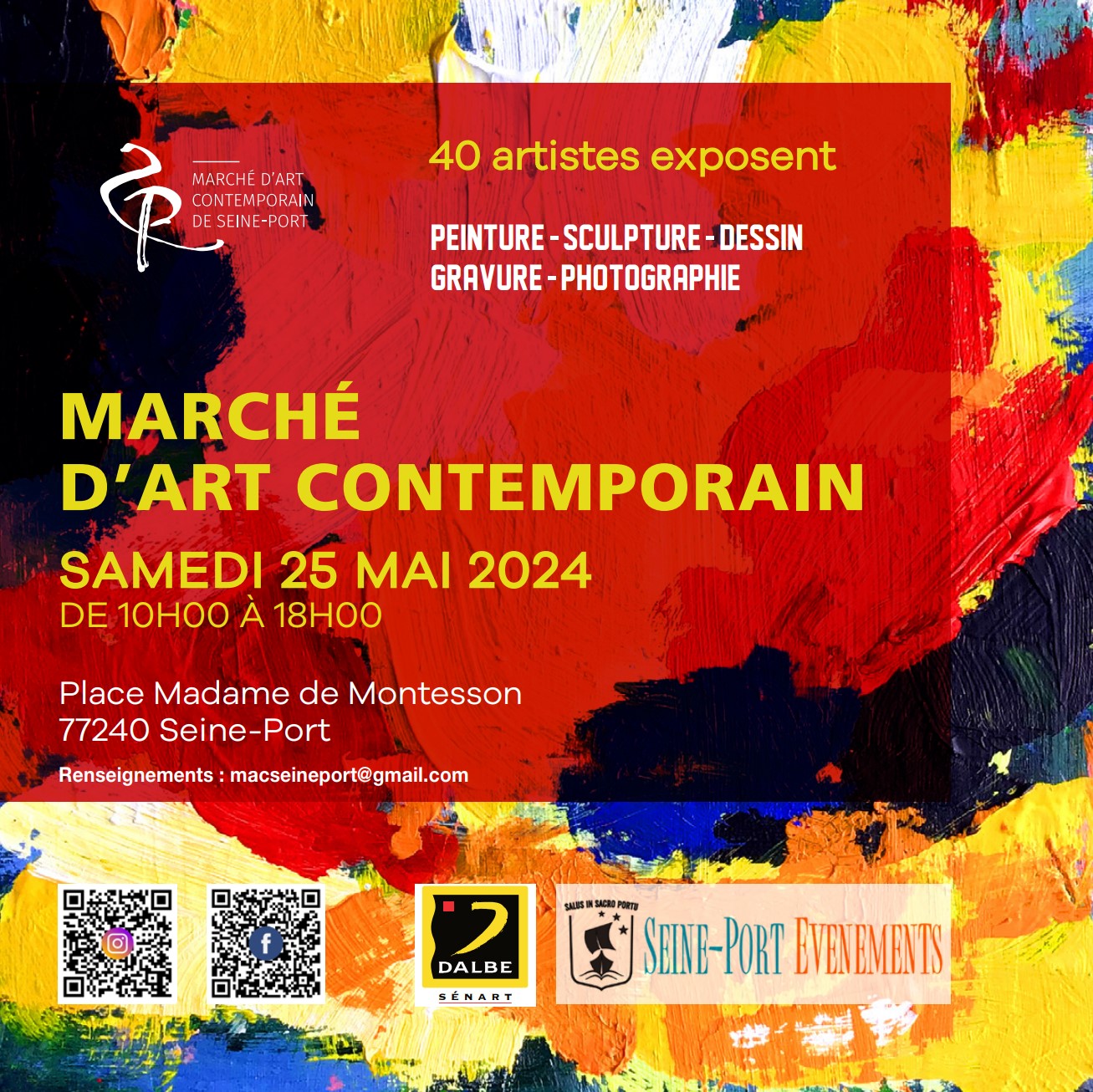 Marché d'art contemporain 2024 Seine-Port (77)