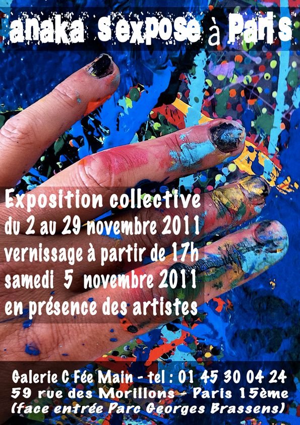 anaka s'expose à Paris...