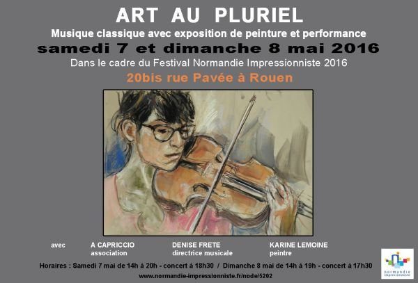 ART au pluriel (Concert-exposition soutenu par le Festival Normandie impressionniste)