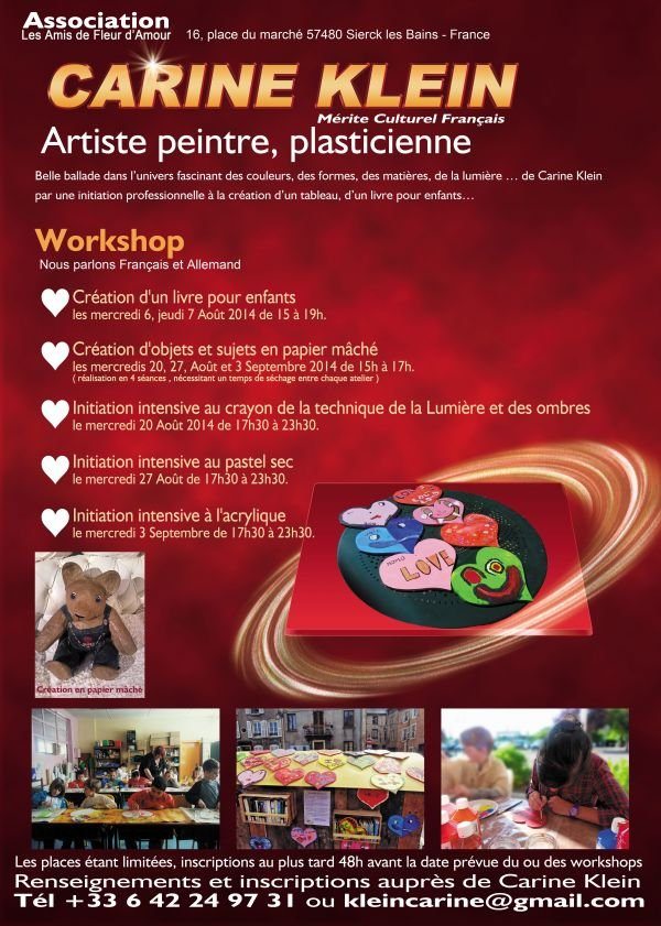 ATELIERS DE CREATION EN MOSELLE 