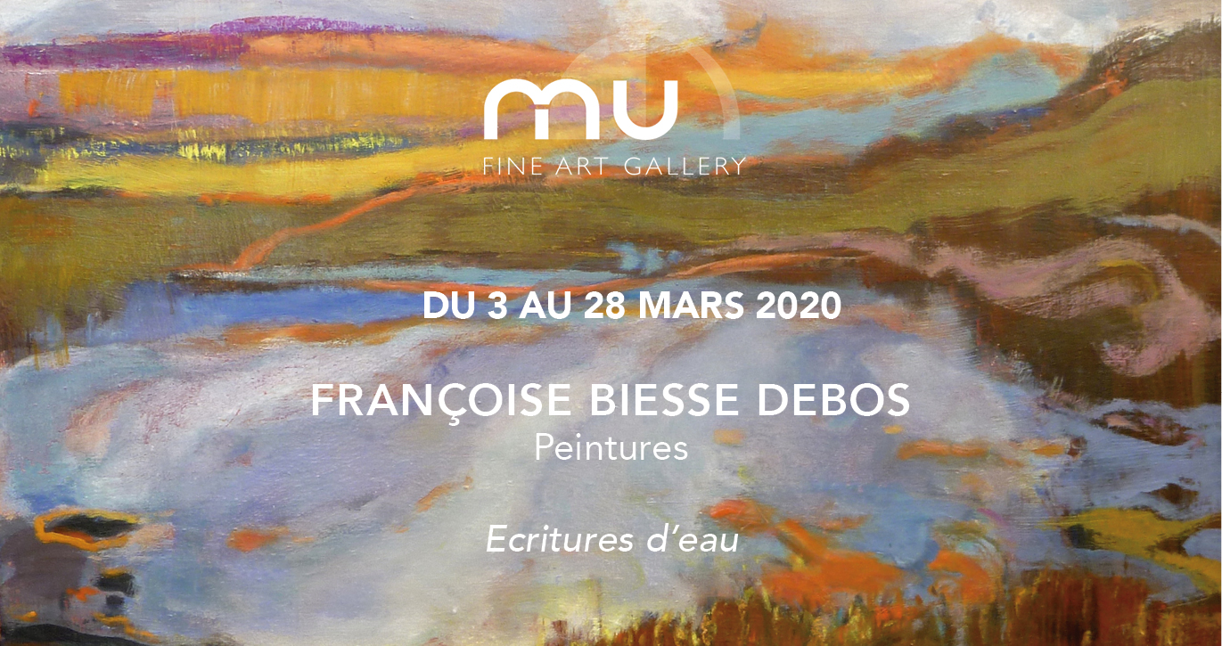 Ecritures d'eau - Françoise Biesse Debos à la Mu-Gallery