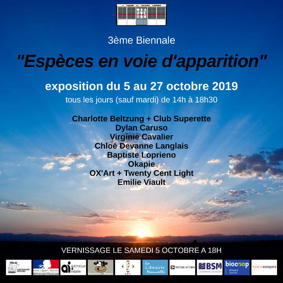 3ème Biennale "Espèces en voie d'apparition"