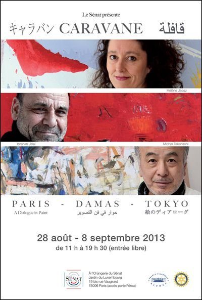 CARAVANE, Paris, Damas, Tokyo, A dialogue in paint