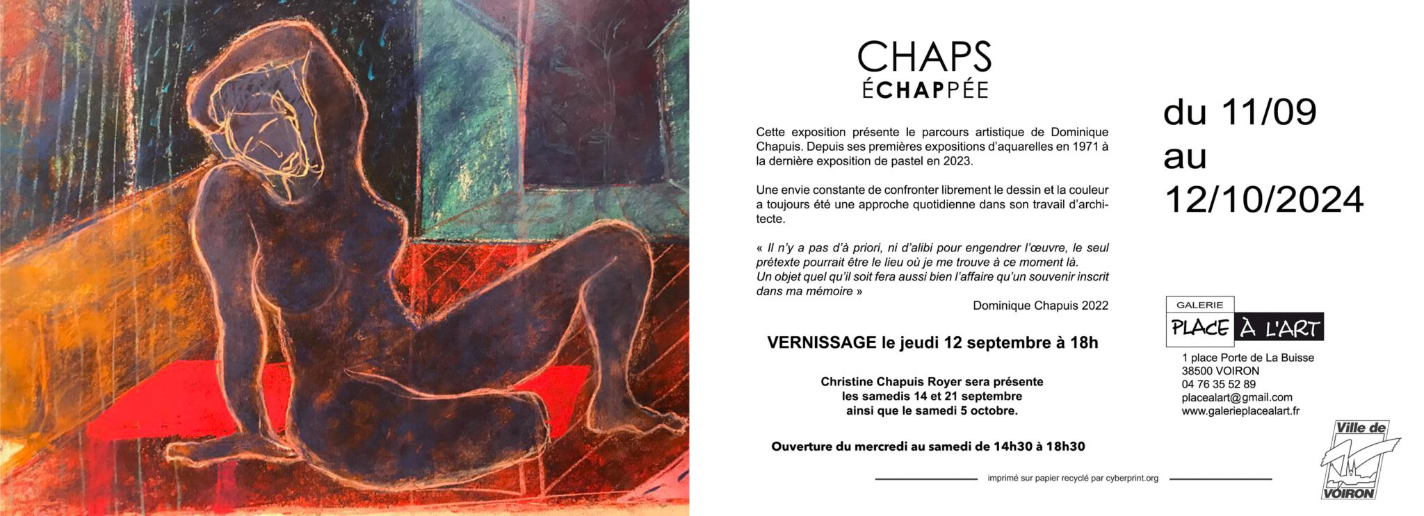 CHAPS "ÉCHAPPÉE"