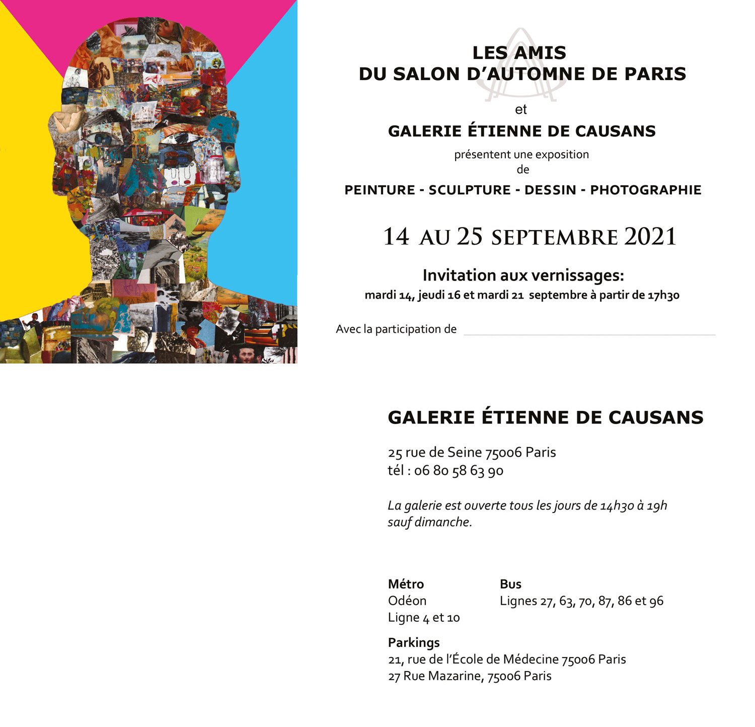 EXPOSITION DES ARTISTES DES AMIS DU SALON D'AUTOMNE