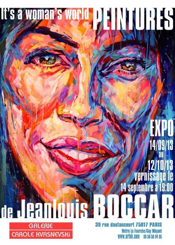 Expo JeanLouis Boccar : it’s a woman world.